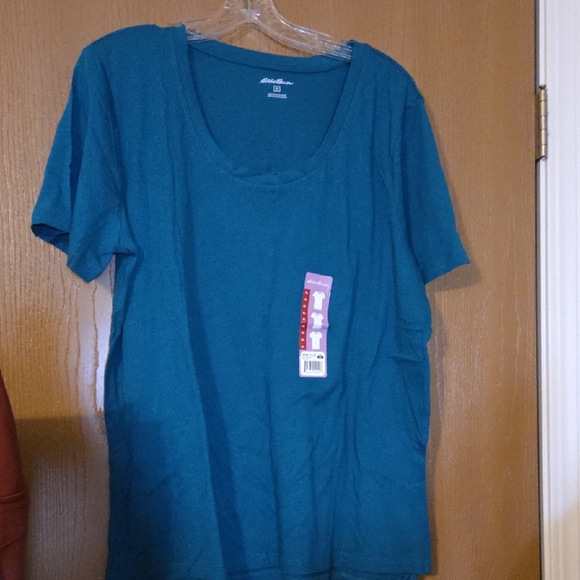 Eddie Bauer Tops - Eddie Bauer NWT Teal Short Sleeve T-Shirt